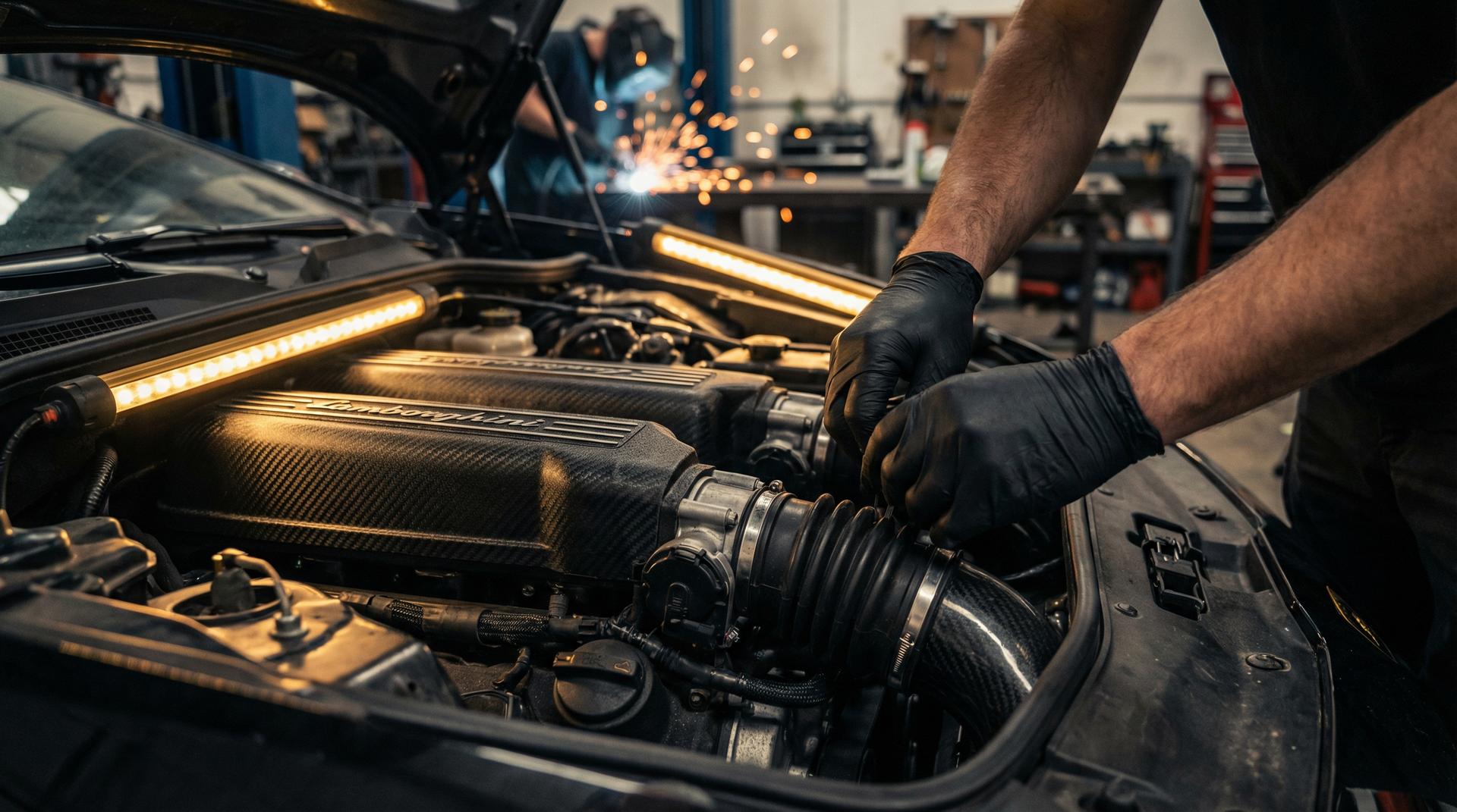 精神小妹修车视频